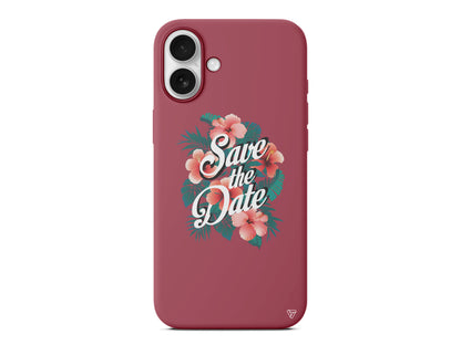 Save the Date Lansman Model İçi Kadife Silikon Telefon Kılıfı – Plus Serisine Özel