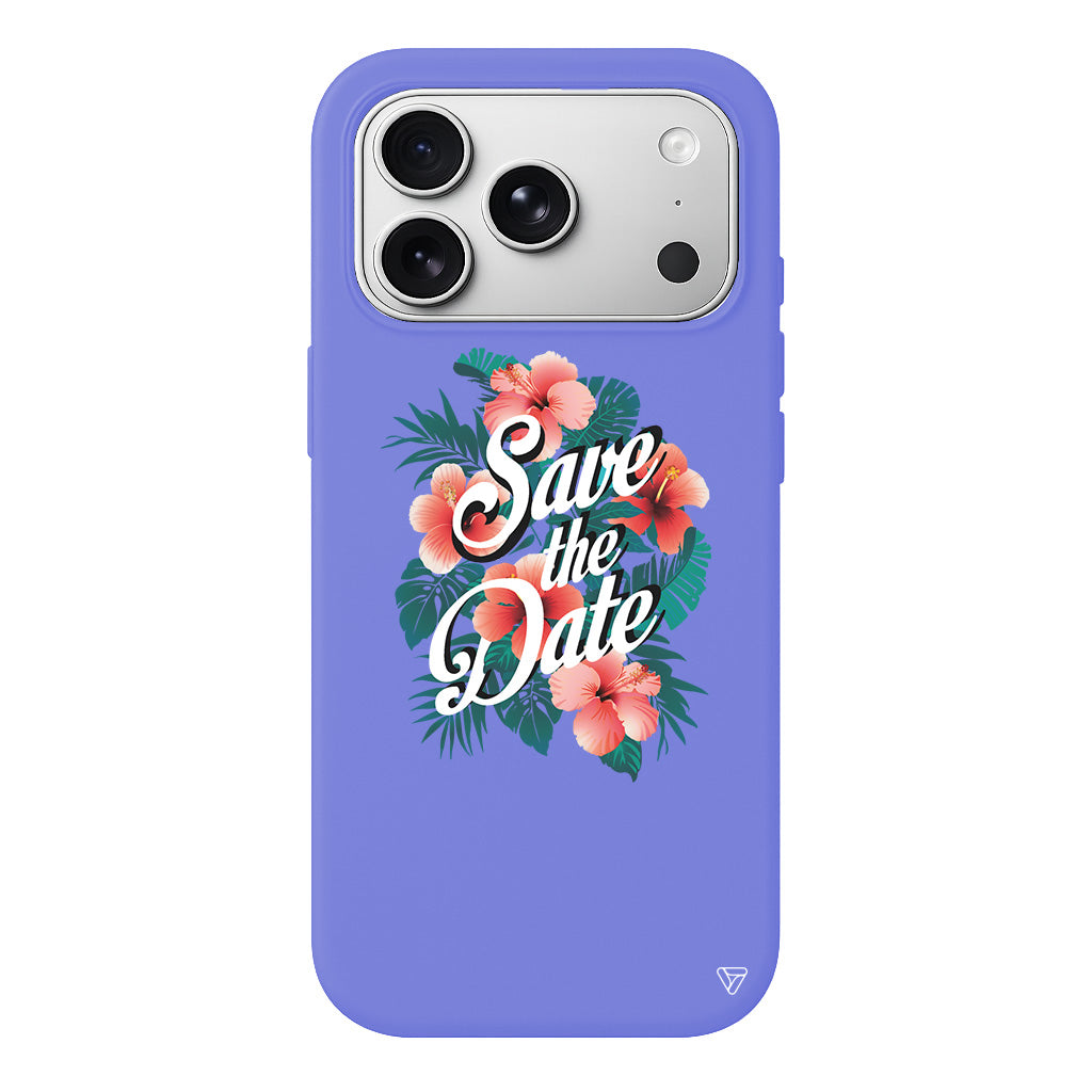 Save the Date Lansman Model İçi Kadife Silikon Telefon Kılıfı