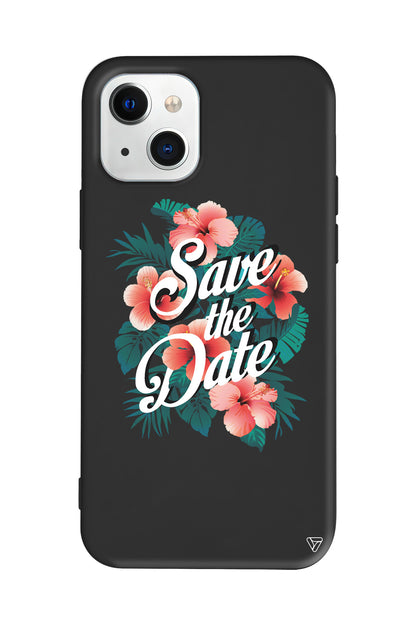 Save the Date Lansman Model İçi Kadife Silikon Telefon Kılıfı