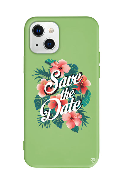 Save the Date Lansman Model İçi Kadife Silikon Telefon Kılıfı