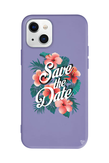 Save the Date Lansman Model İçi Kadife Silikon Telefon Kılıfı – Plus Serisine Özel