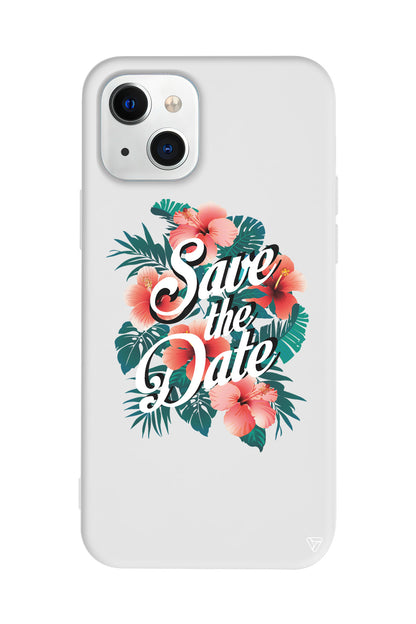 Save the Date Lansman Model İçi Kadife Silikon Telefon Kılıfı – Plus Serisine Özel