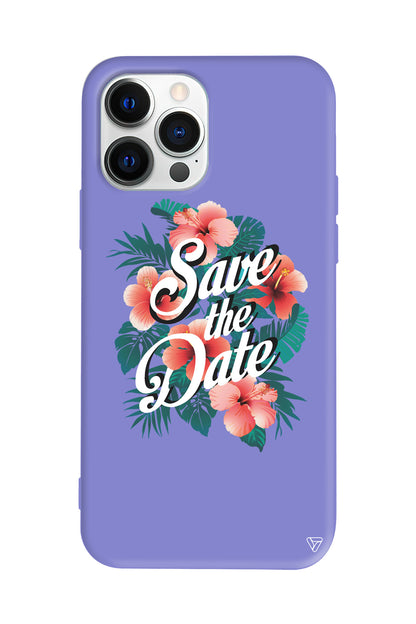 Save the Date Lansman Model İçi Kadife Silikon Telefon Kılıfı