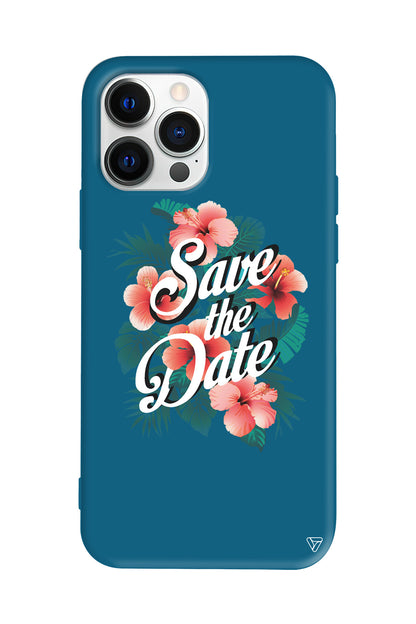 Save the Date Lansman Model İçi Kadife Silikon Telefon Kılıfı