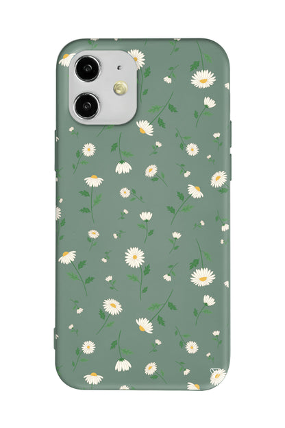 Ucusan Papatyalar Lansman Model İçi Kadife Silikon Telefon Kılıfı