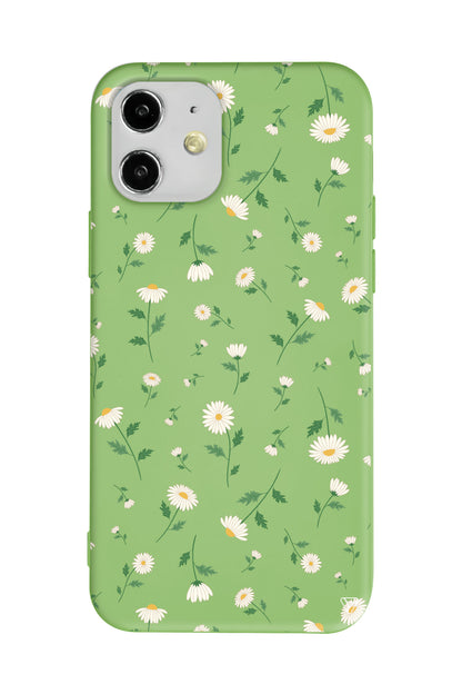 Ucusan Papatyalar Lansman Model İçi Kadife Silikon Telefon Kılıfı