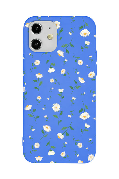 Ucusan Papatyalar Lansman Model İçi Kadife Silikon Telefon Kılıfı