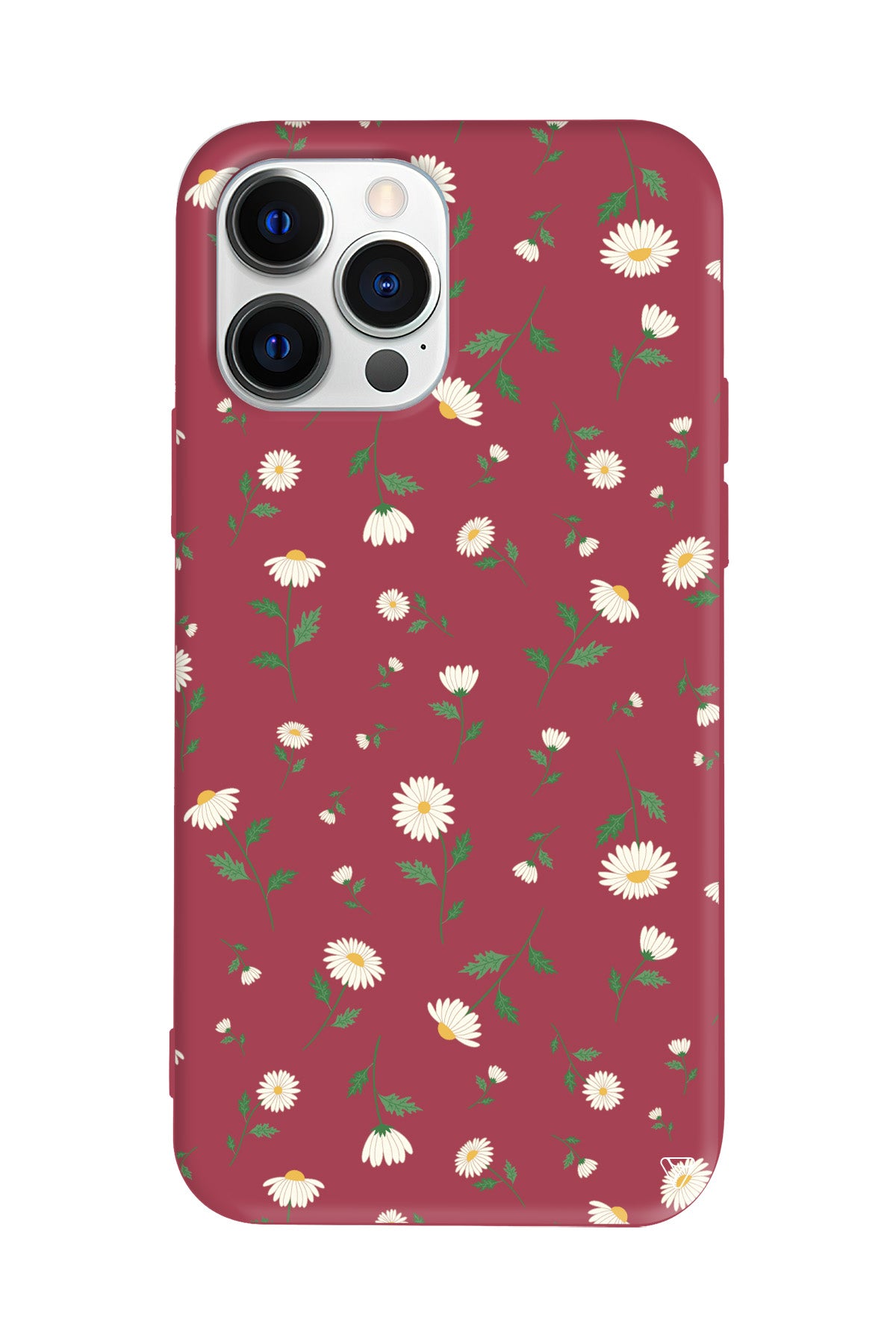 Ucusan Papatyalar Lansman Model İçi Kadife Silikon Telefon Kılıfı