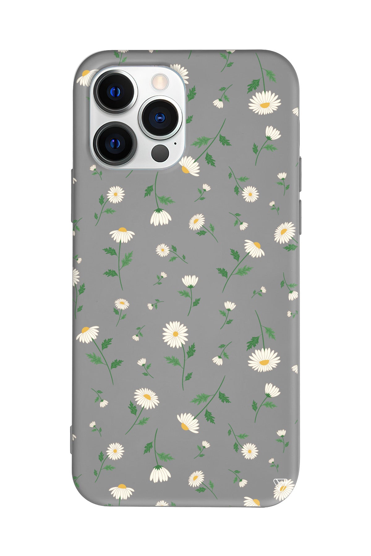 Ucusan Papatyalar Lansman Model İçi Kadife Silikon Telefon Kılıfı