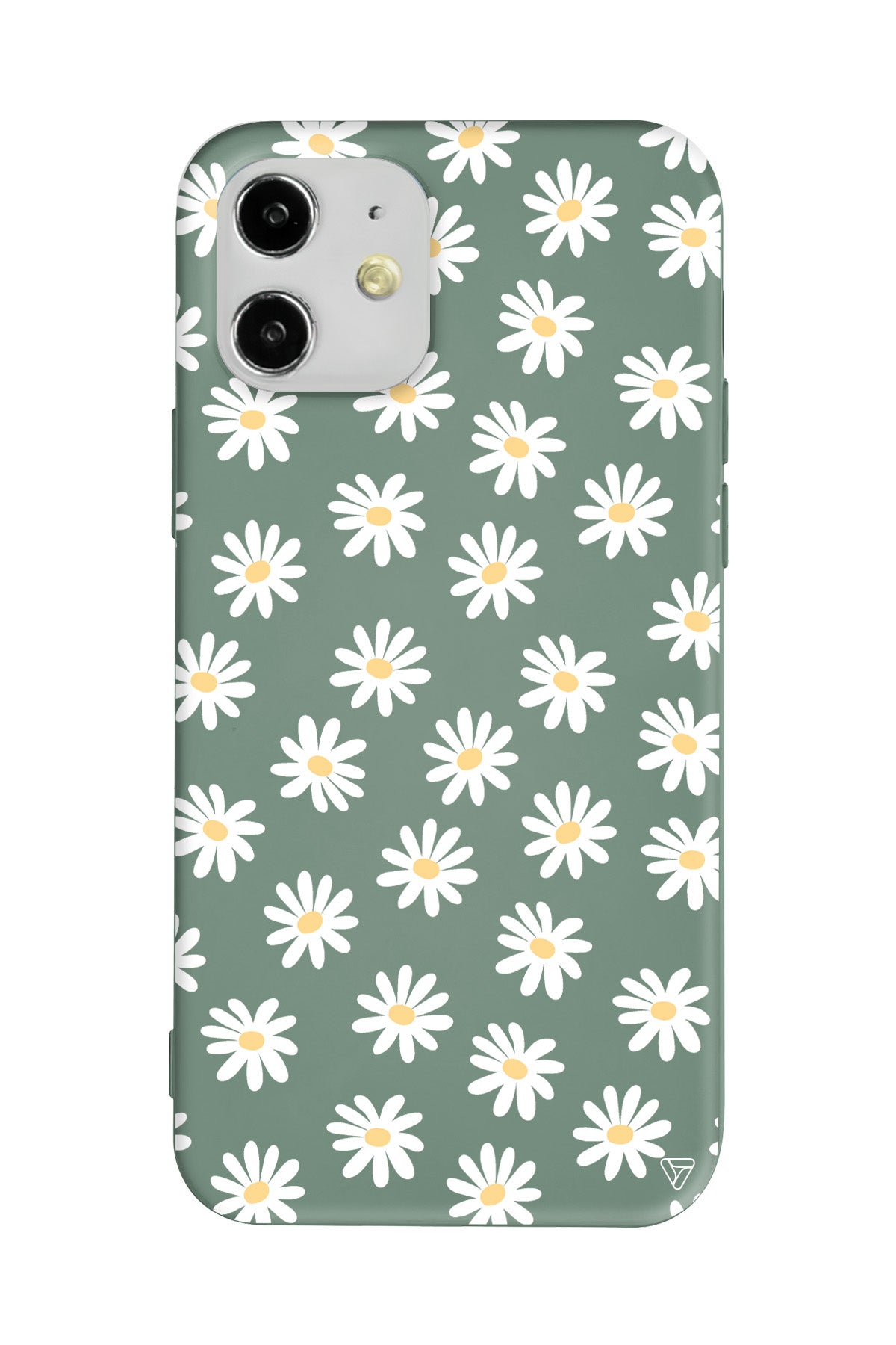 Papatya Bahcesi Lansman Model İçi Kadife Silikon Telefon Kılıfı