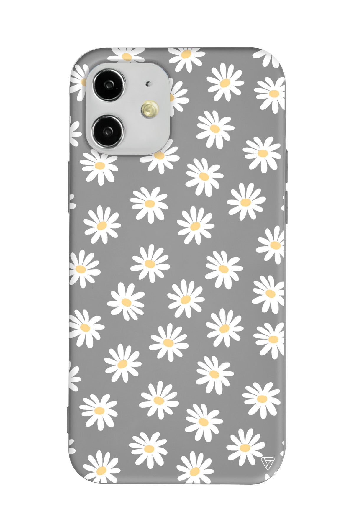 Papatya Bahcesi Lansman Model İçi Kadife Silikon Telefon Kılıfı