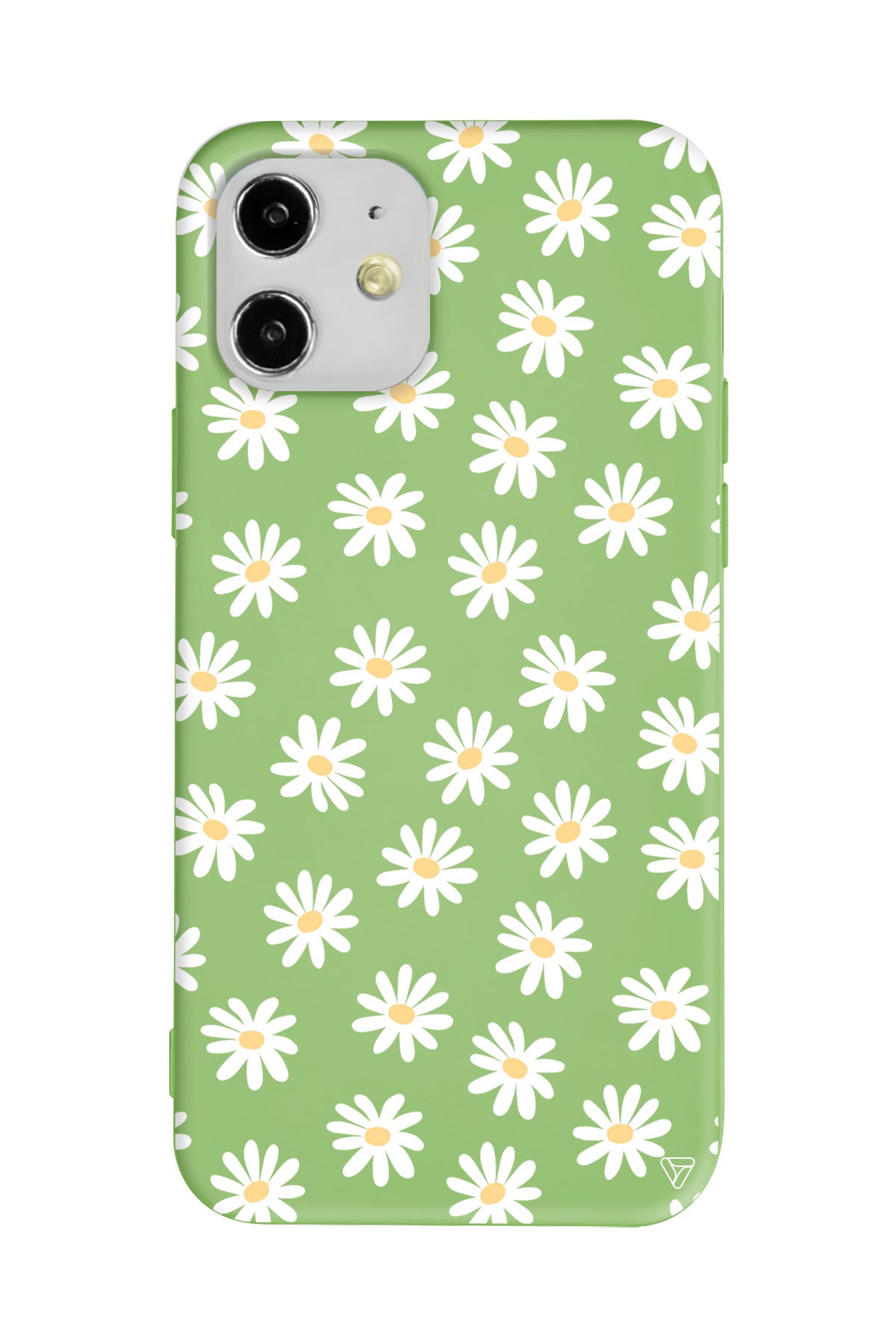 Papatya Bahcesi Lansman Model İçi Kadife Silikon Telefon Kılıfı