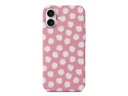 Papatya Bahcesi Lansman Model İçi Kadife Silikon Telefon Kılıfı