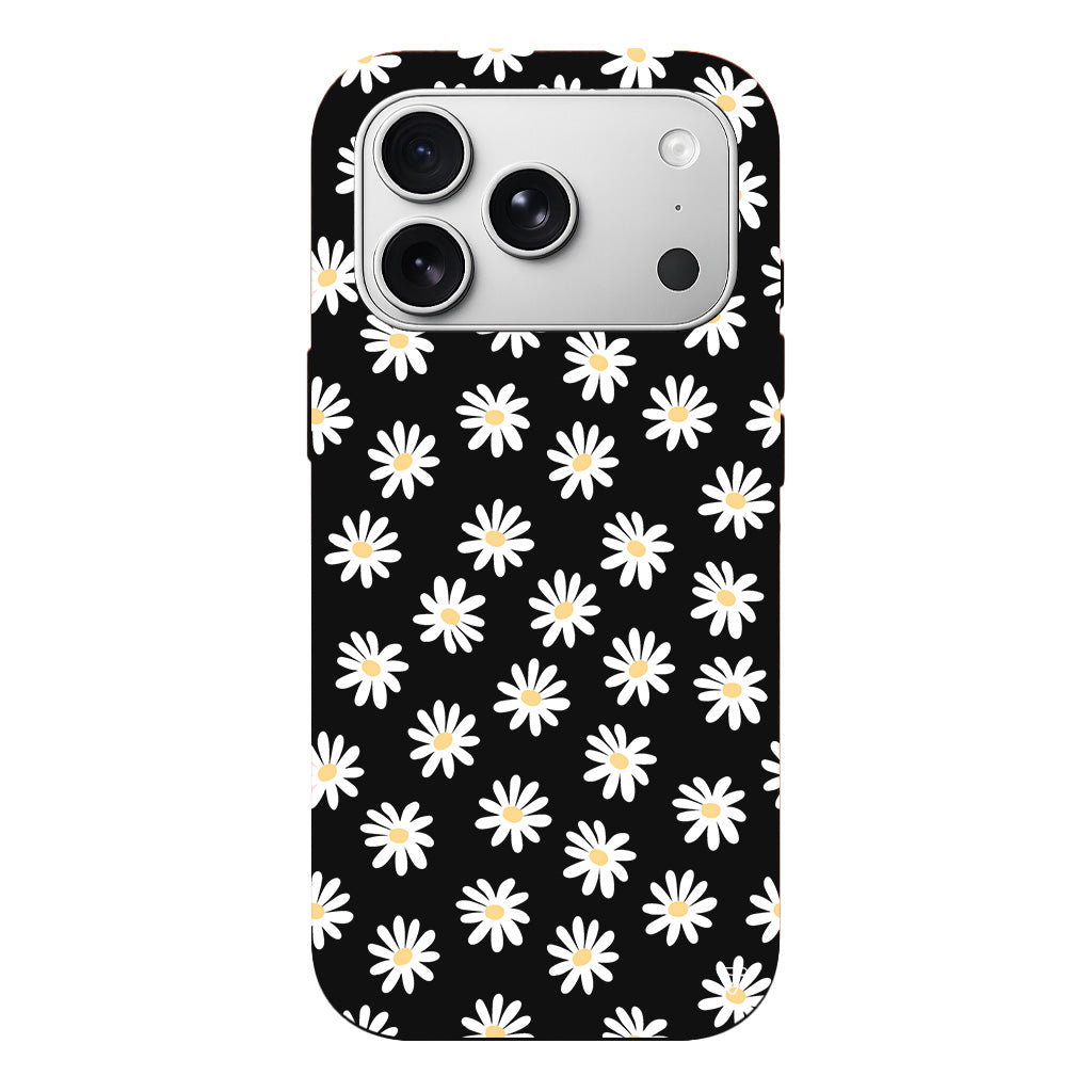 Papatya Bahcesi Lansman Model İçi Kadife Silikon Telefon Kılıfı