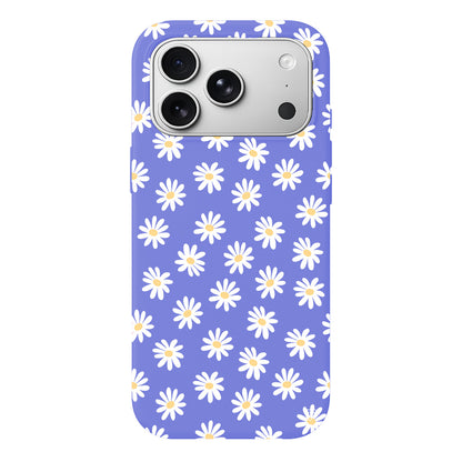 Papatya Bahcesi Lansman Model İçi Kadife Silikon Telefon Kılıfı