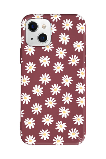 Papatya Bahcesi Lansman Model İçi Kadife Silikon Telefon Kılıfı – Plus Serisine Özel