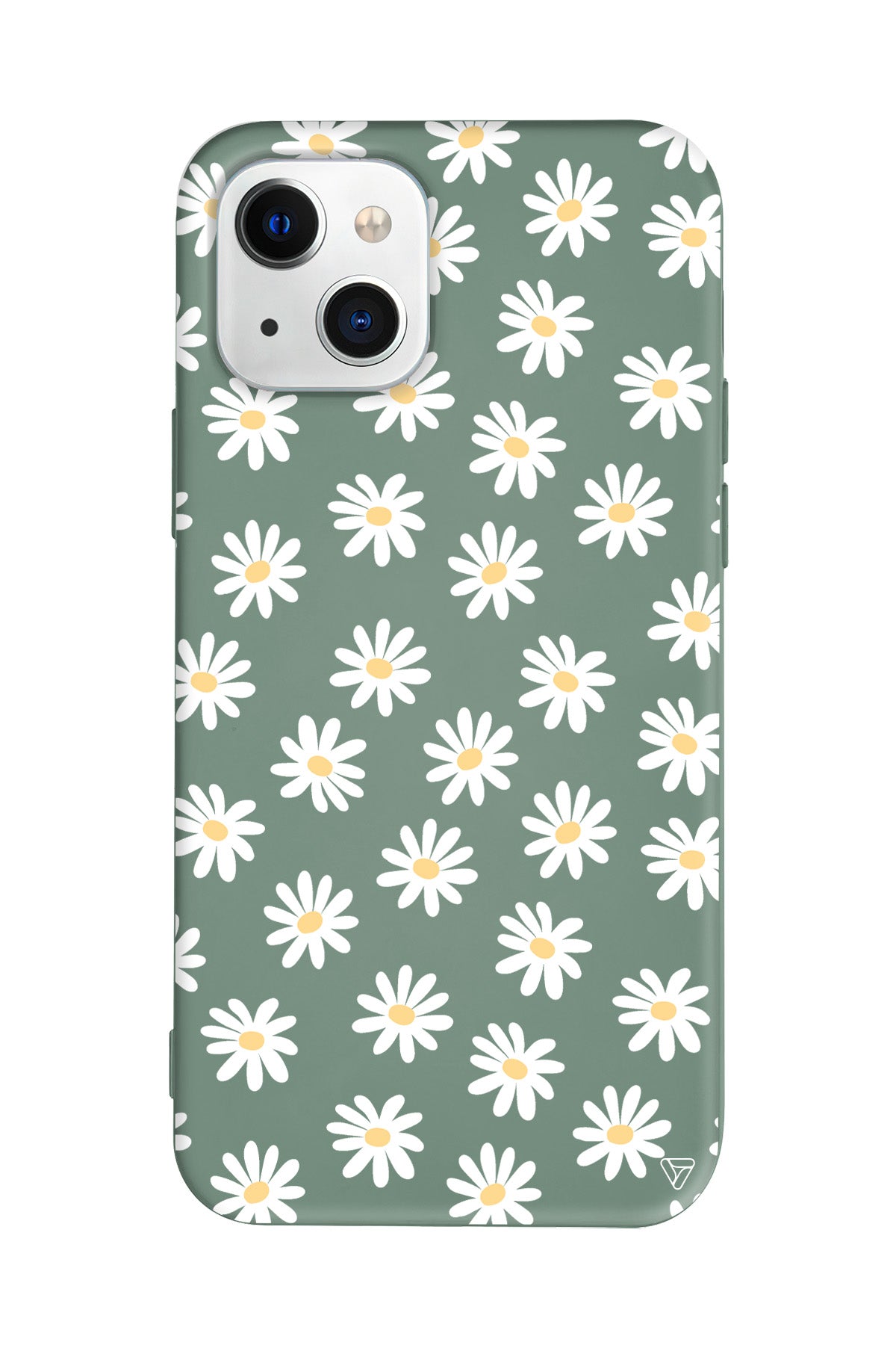 Papatya Bahcesi Lansman Model İçi Kadife Silikon Telefon Kılıfı