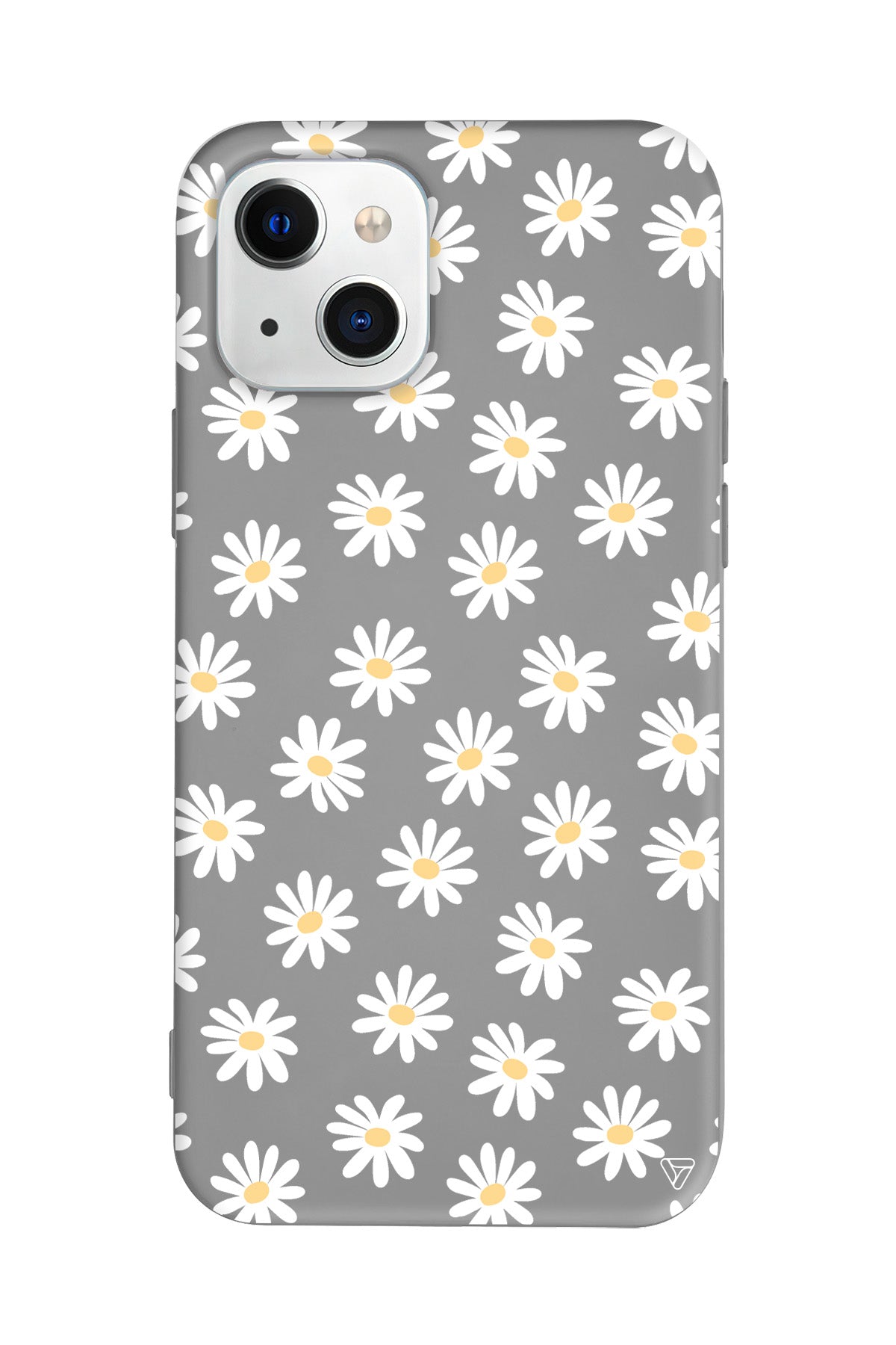 Papatya Bahcesi Lansman Model İçi Kadife Silikon Telefon Kılıfı