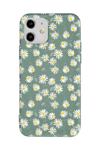 Papatya Lansman Model İçi Kadife Silikon Telefon Kılıfı