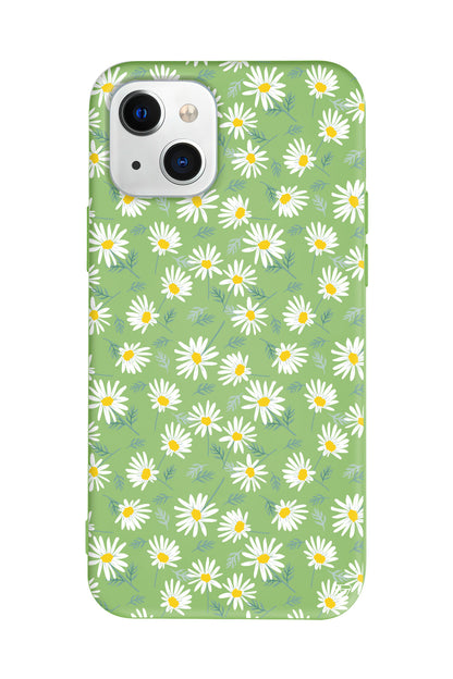 Papatya Lansman Model İçi Kadife Silikon Telefon Kılıfı