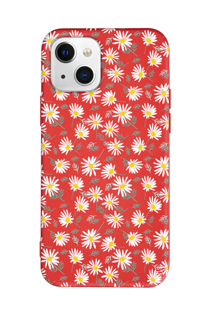 Papatya Lansman Model İçi Kadife Silikon Telefon Kılıfı – Plus Serisine Özel