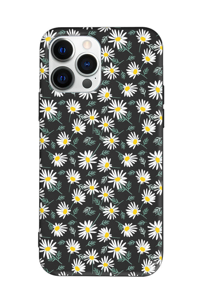 Papatya Lansman Model İçi Kadife Silikon Telefon Kılıfı