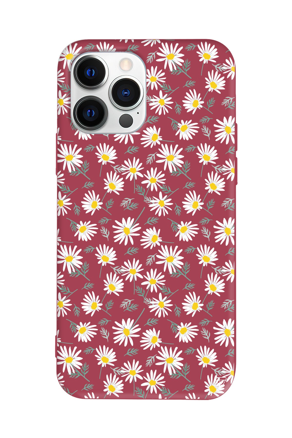 Papatya Lansman Model İçi Kadife Silikon Telefon Kılıfı