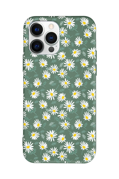 Papatya Lansman Model İçi Kadife Silikon Telefon Kılıfı