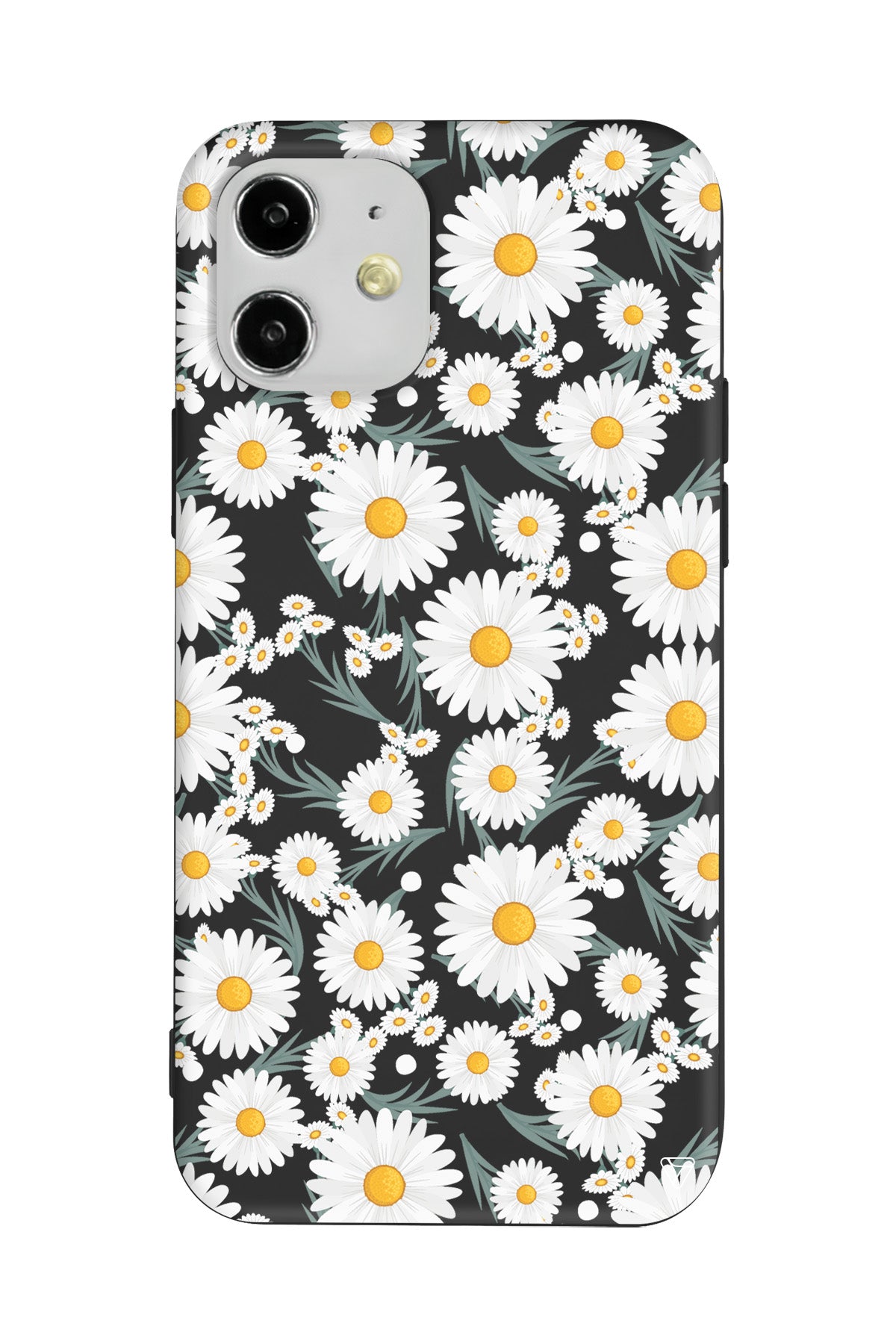 Papatyalar Lansman Model İçi Kadife Silikon Telefon Kılıfı