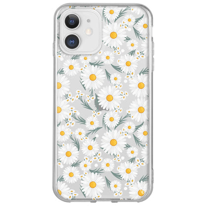 Papatyalar Lansman Model İçi Kadife Silikon Telefon Kılıfı