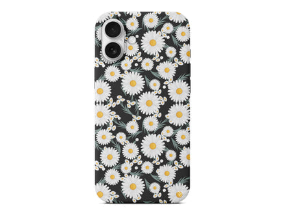 Papatyalar Lansman Model İçi Kadife Silikon Telefon Kılıfı