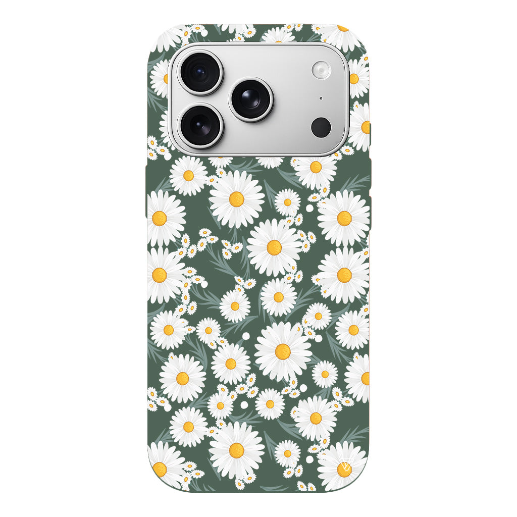 Papatyalar Lansman Model İçi Kadife Silikon Telefon Kılıfı