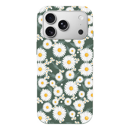 Papatyalar Lansman Model İçi Kadife Silikon Telefon Kılıfı