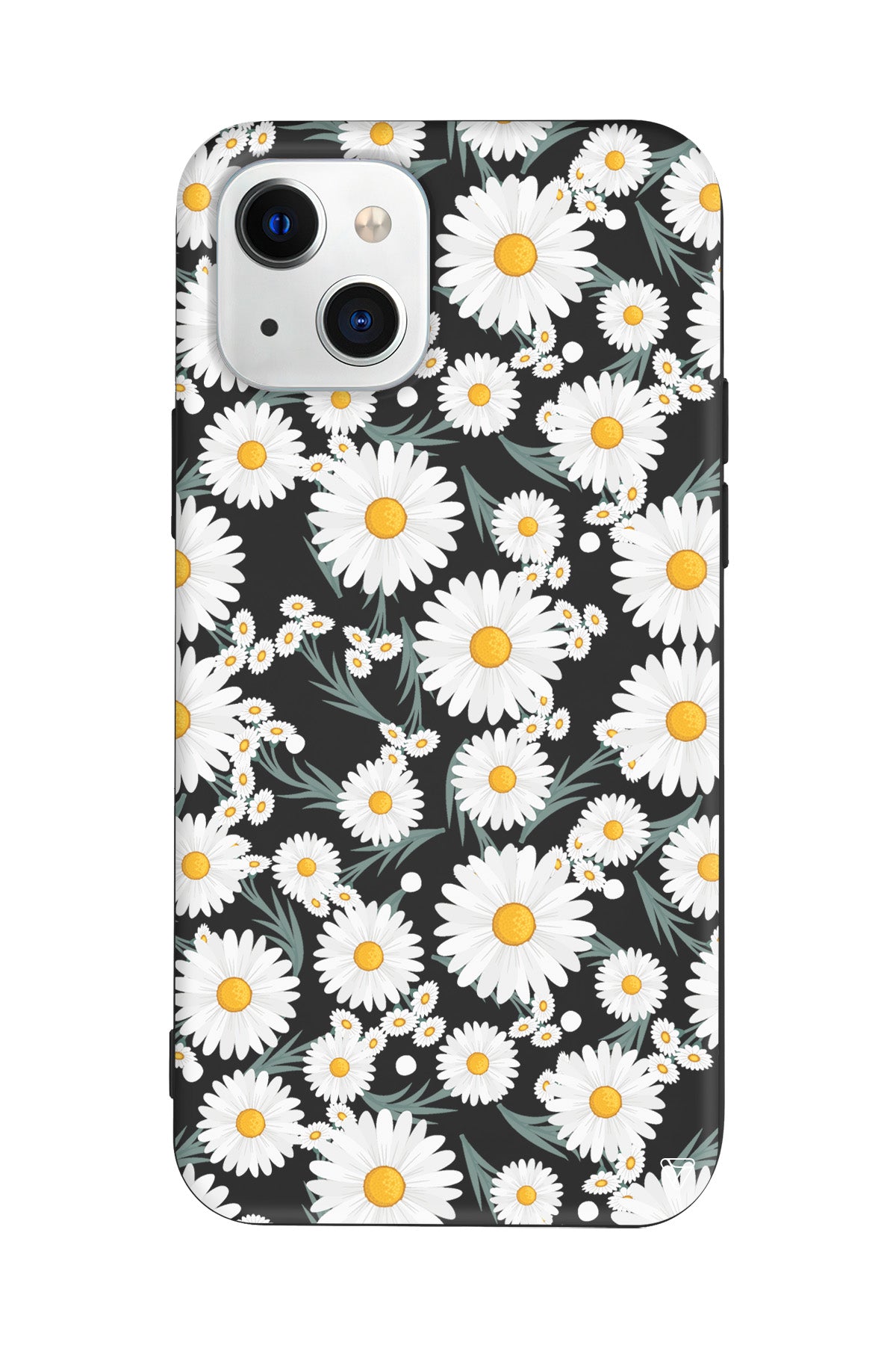 Papatyalar Lansman Model İçi Kadife Silikon Telefon Kılıfı