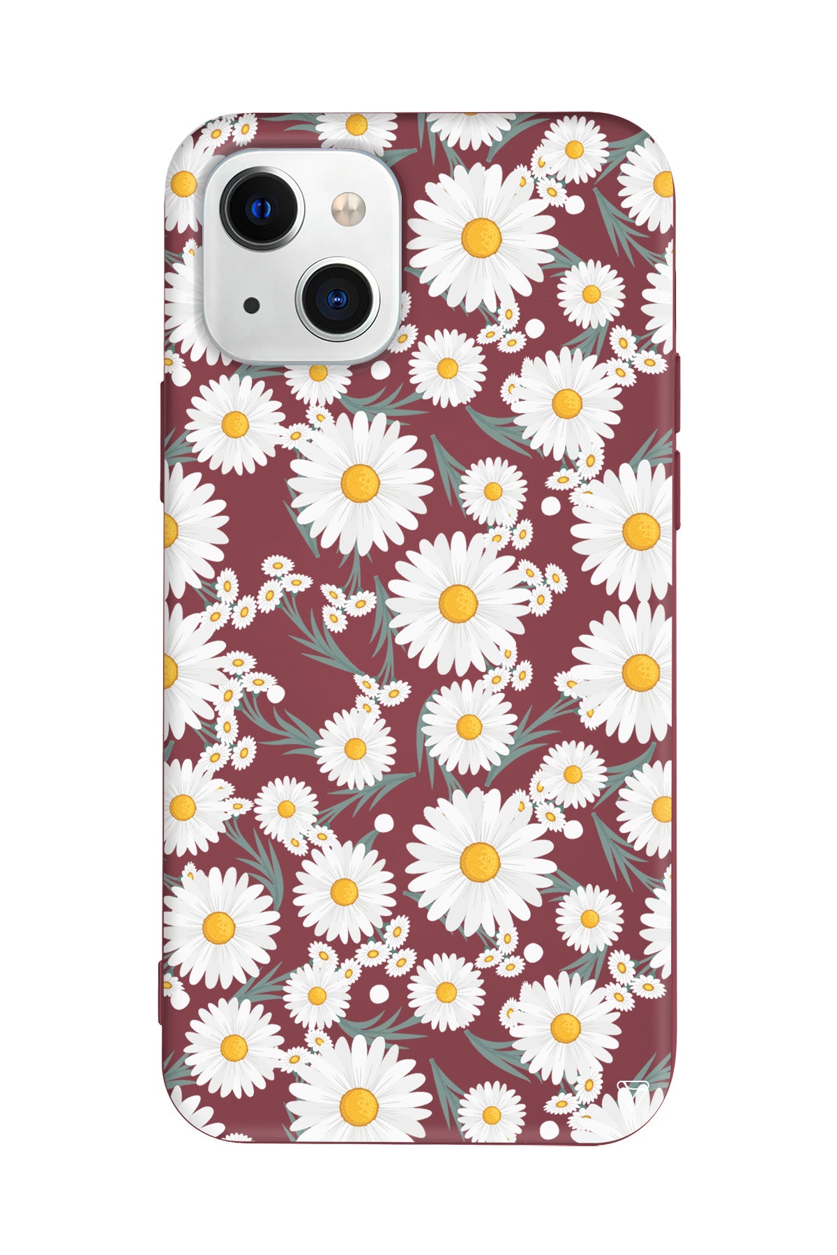 Papatyalar Lansman Model İçi Kadife Silikon Telefon Kılıfı – Plus Serisine Özel