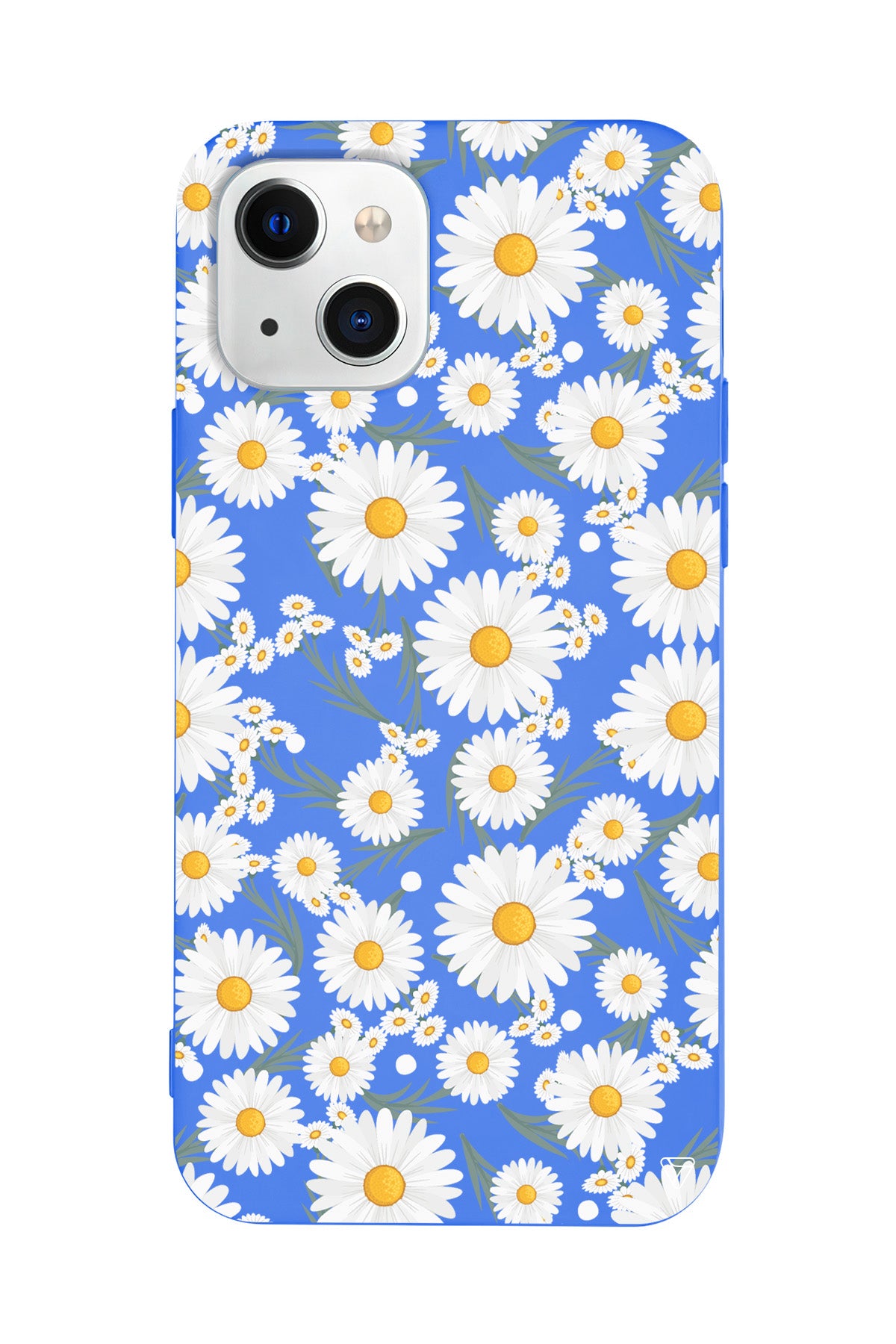 Papatyalar Lansman Model İçi Kadife Silikon Telefon Kılıfı