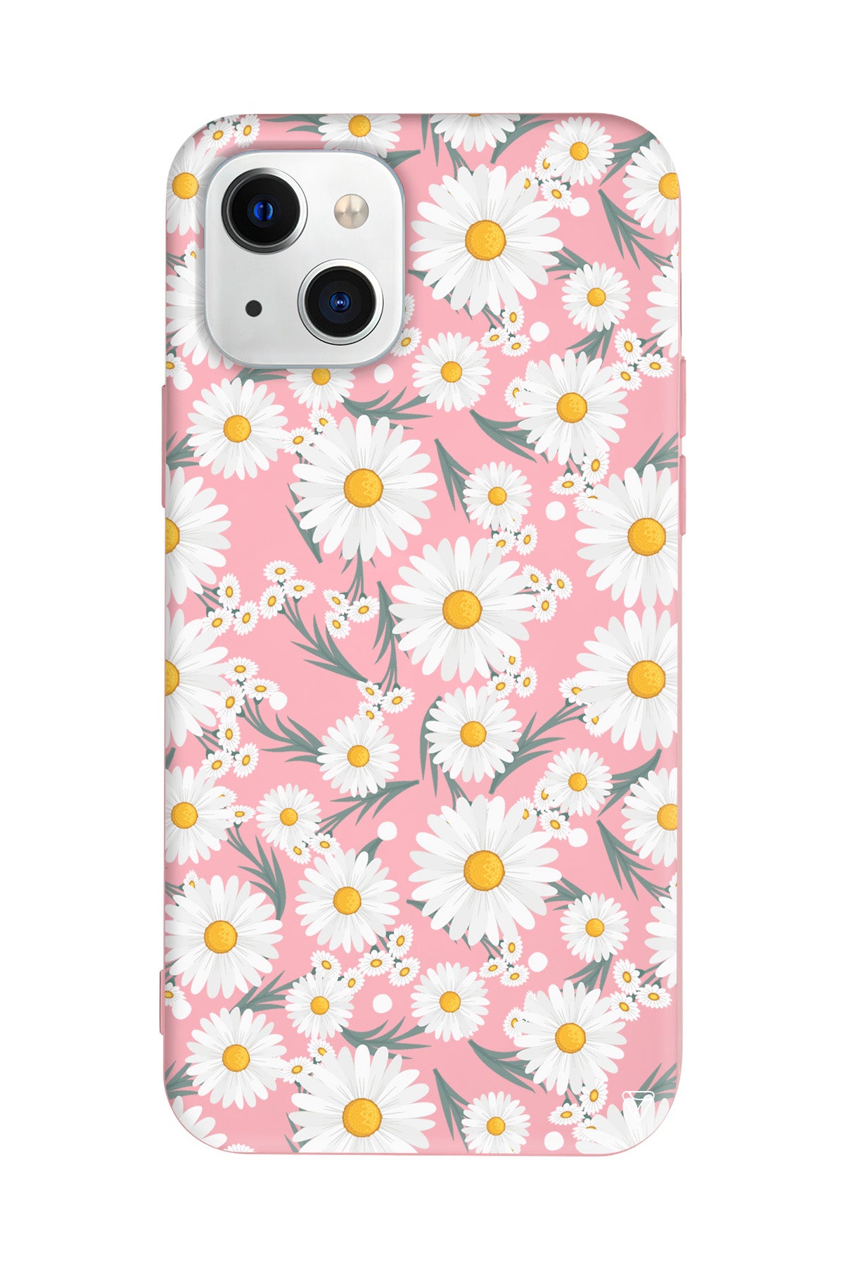 Papatyalar Lansman Model İçi Kadife Silikon Telefon Kılıfı – Plus Serisine Özel