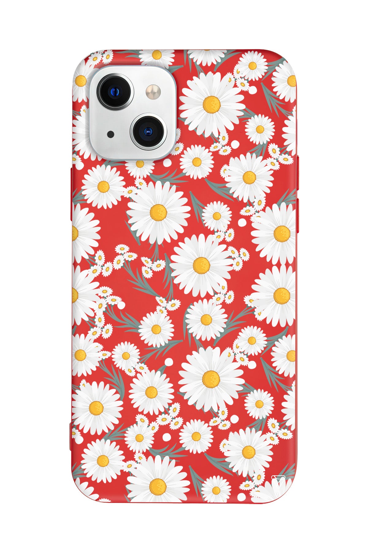 Papatyalar Lansman Model İçi Kadife Silikon Telefon Kılıfı – Plus Serisine Özel