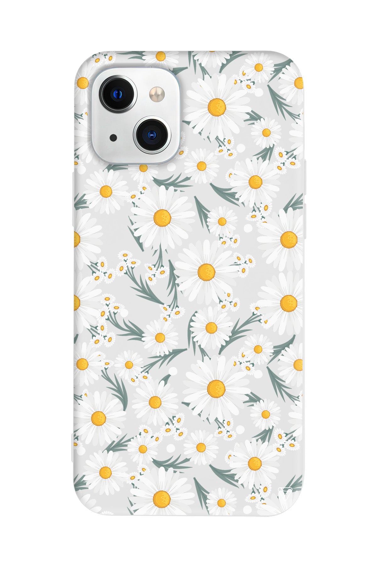 Papatyalar Lansman Model İçi Kadife Silikon Telefon Kılıfı