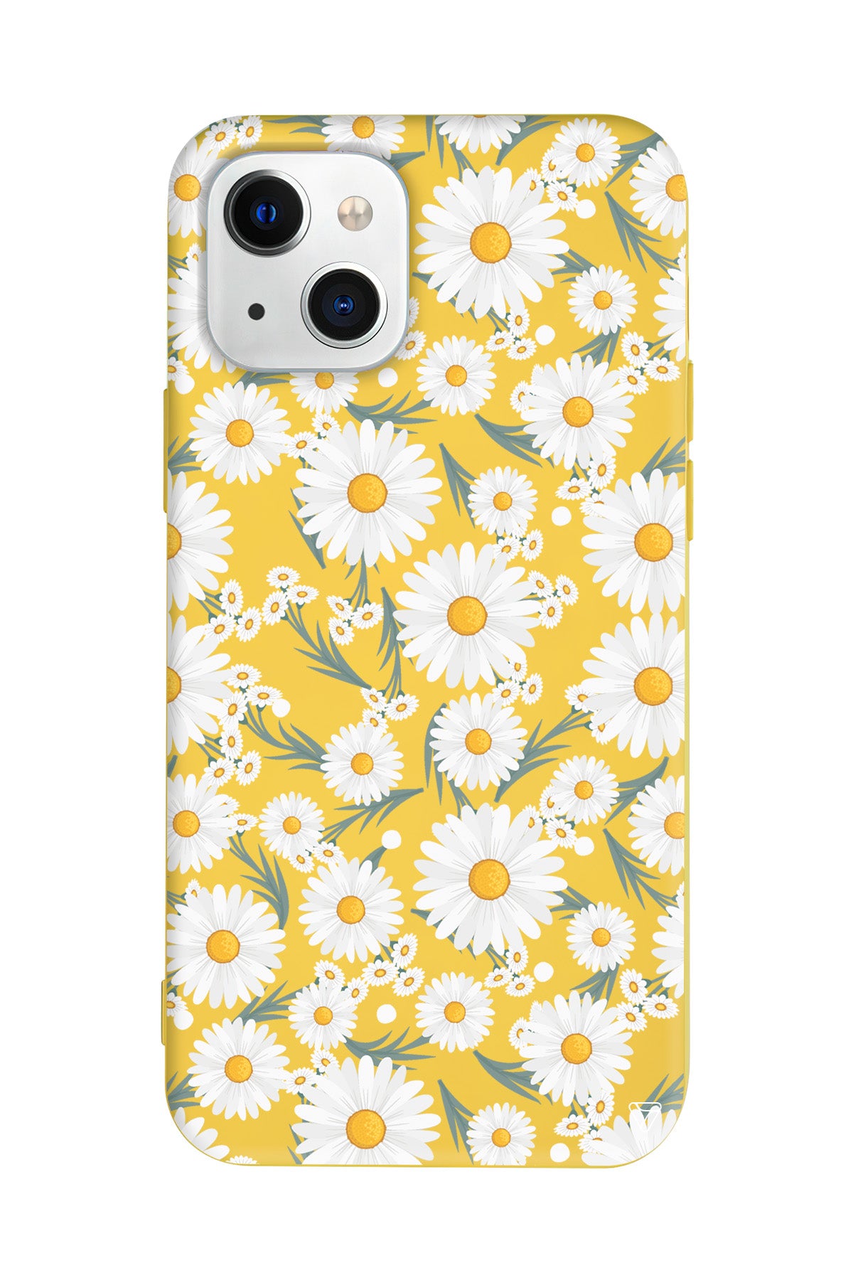 Papatyalar Lansman Model İçi Kadife Silikon Telefon Kılıfı