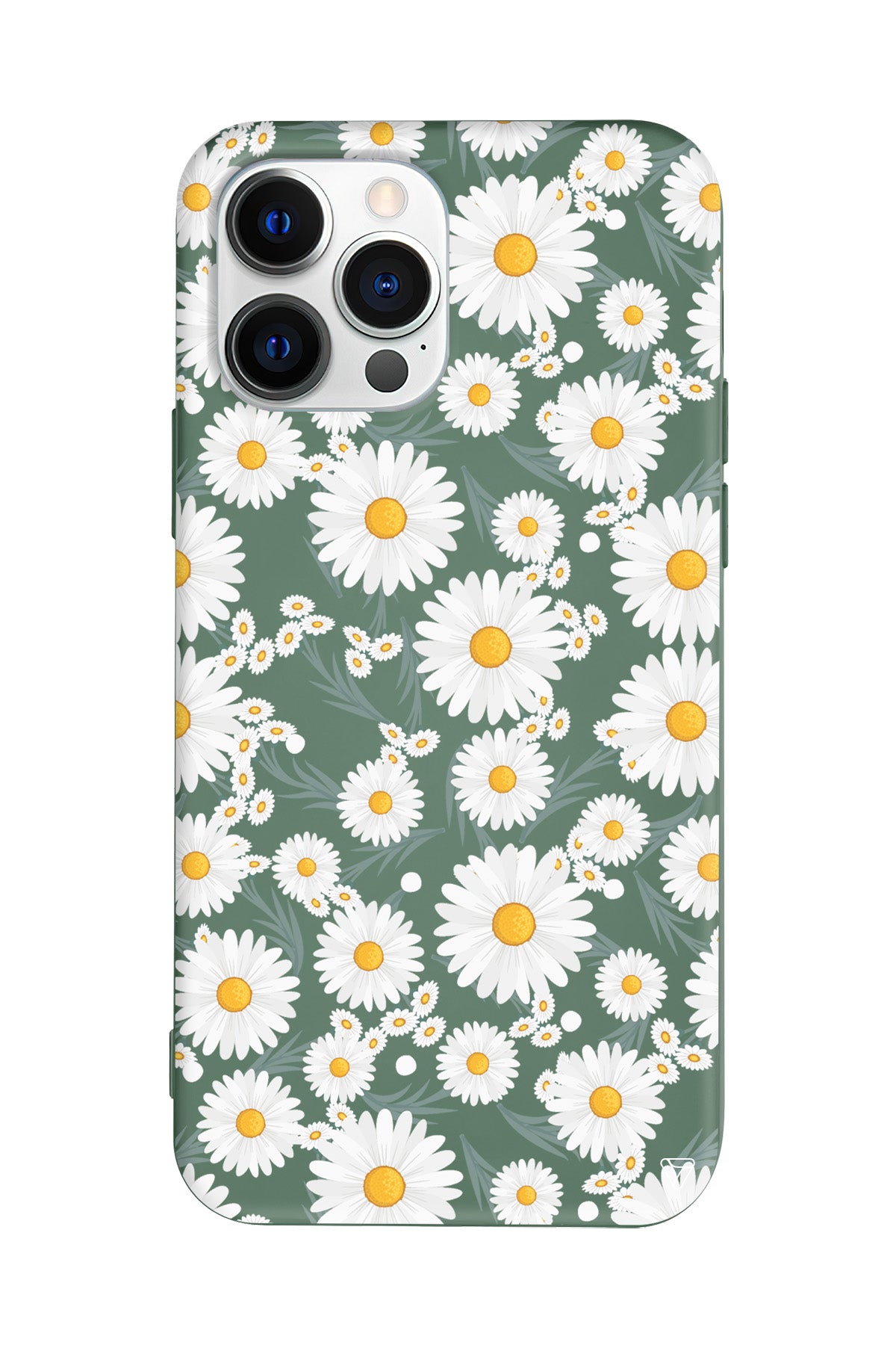 Papatyalar Lansman Model İçi Kadife Silikon Telefon Kılıfı