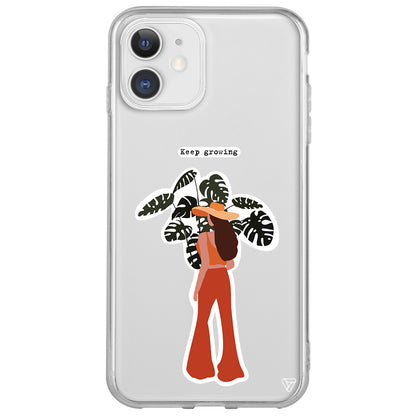 Keep Growing Lansman Model İçi Kadife Silikon Telefon Kılıfı