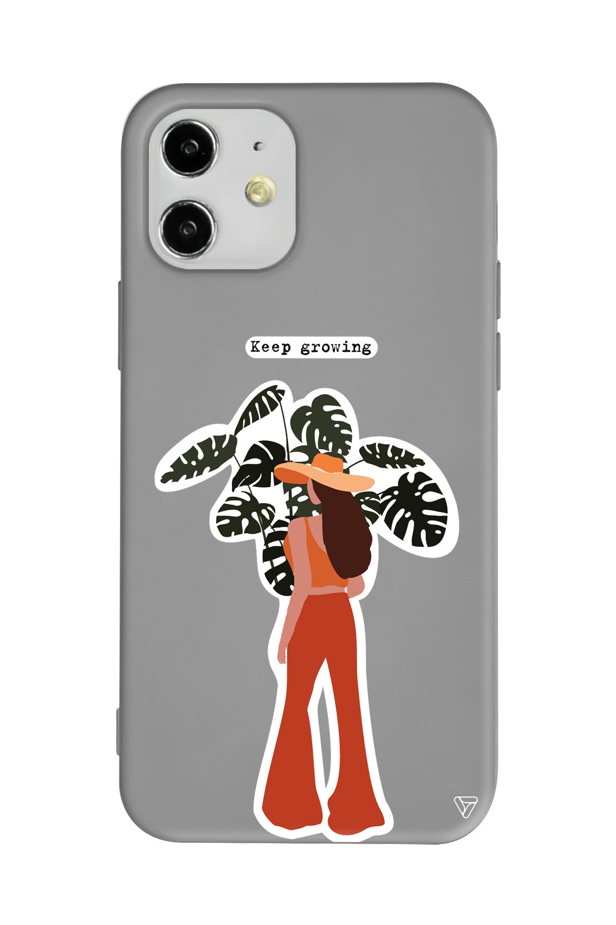 Keep Growing Lansman Model İçi Kadife Silikon Telefon Kılıfı