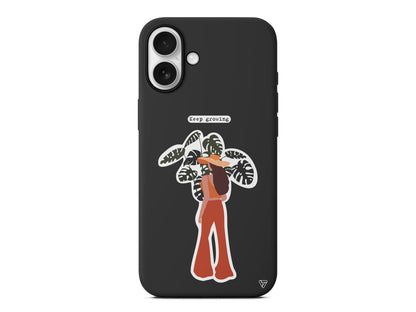 Keep Growing Lansman Model İçi Kadife Silikon Telefon Kılıfı – Plus Serisine Özel