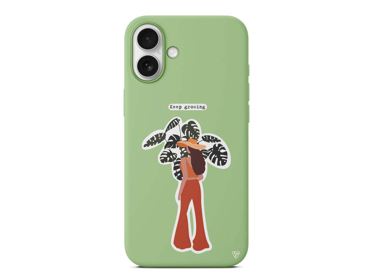 Keep Growing Lansman Model İçi Kadife Silikon Telefon Kılıfı