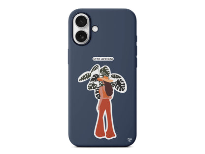 Keep Growing Lansman Model İçi Kadife Silikon Telefon Kılıfı