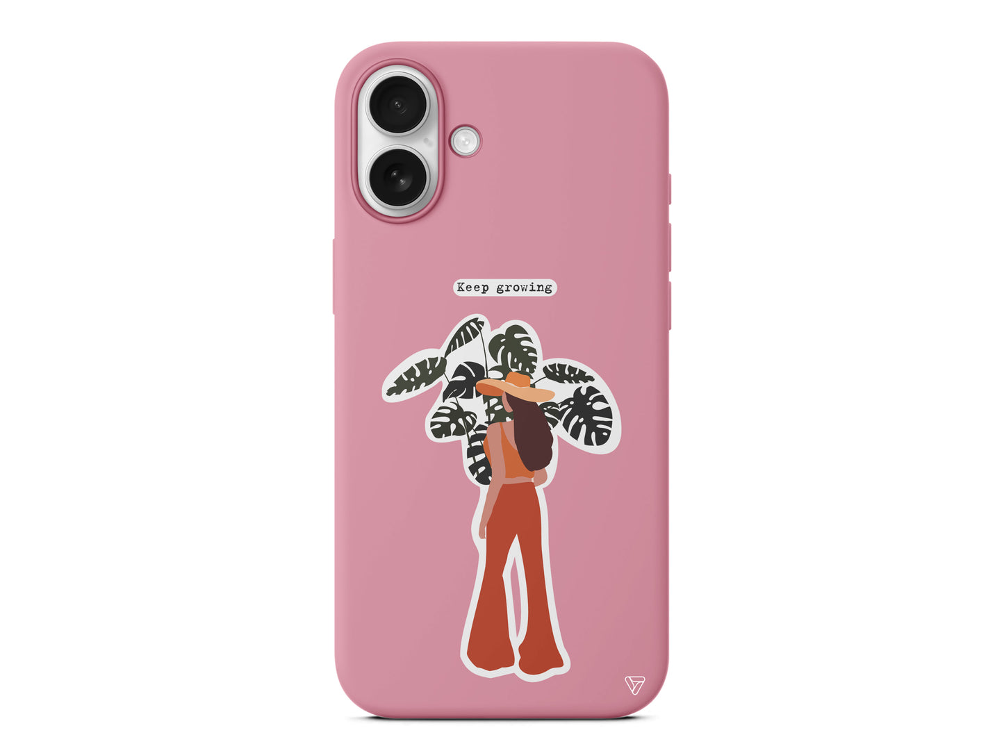 Keep Growing Lansman Model İçi Kadife Silikon Telefon Kılıfı