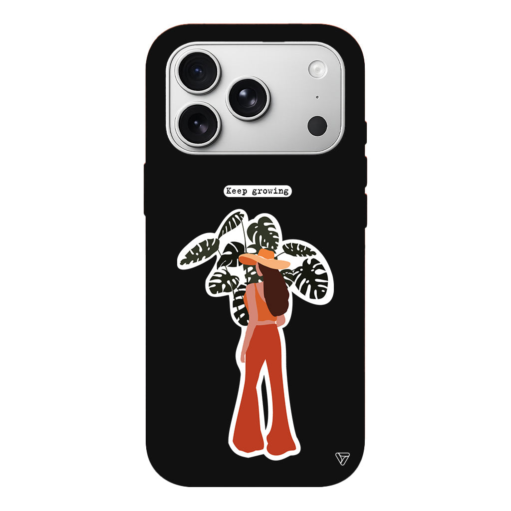 Keep Growing Lansman Model İçi Kadife Silikon Telefon Kılıfı