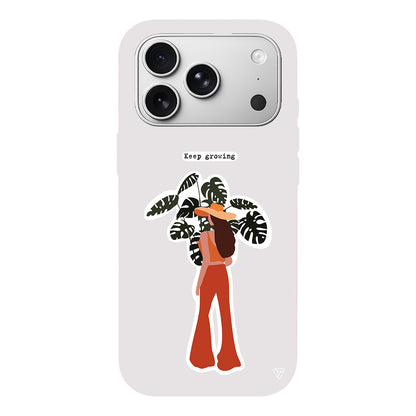 Keep Growing Lansman Model İçi Kadife Silikon Telefon Kılıfı