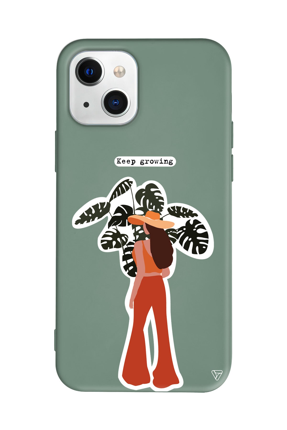 Keep Growing Lansman Model İçi Kadife Silikon Telefon Kılıfı